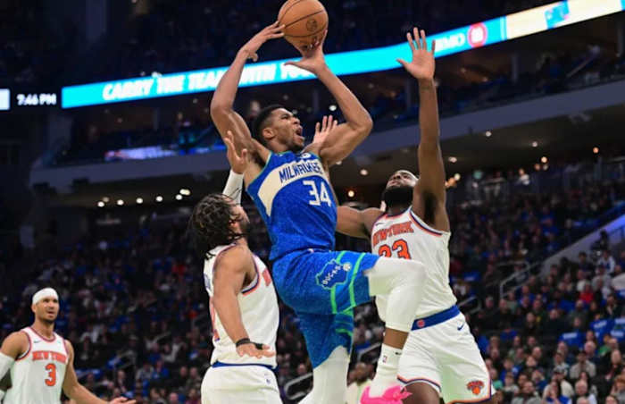 The Knicks faced Giannis Antetokounmpo and the Bucks on Nov. 3